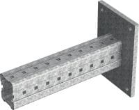 MIC-C120-DH Varmförzinkad (HDG) konsol för tunga infästningar på betong